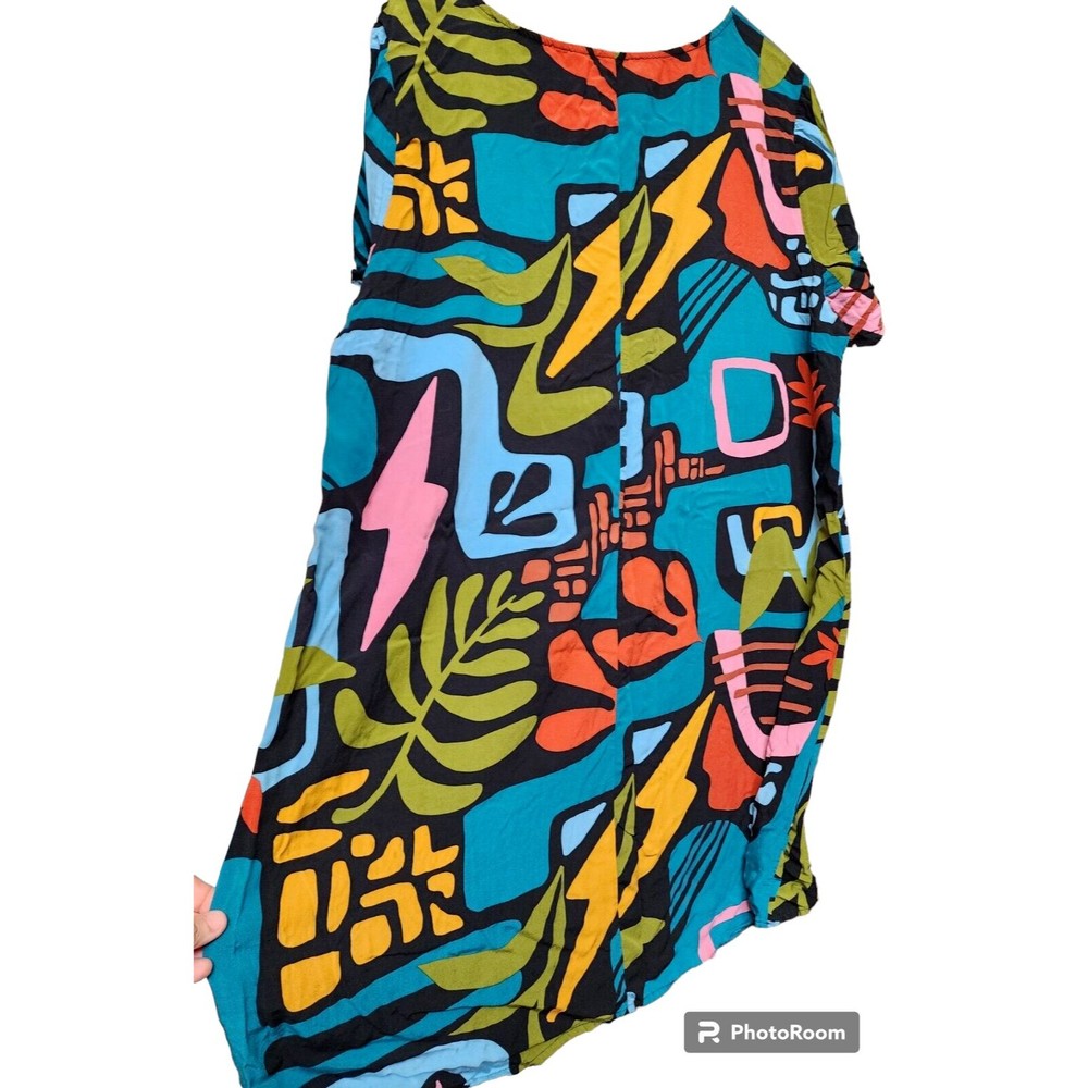 Shein Colorful Tunic/Dress Plus Size 4XL Hippie Boho Artsy
